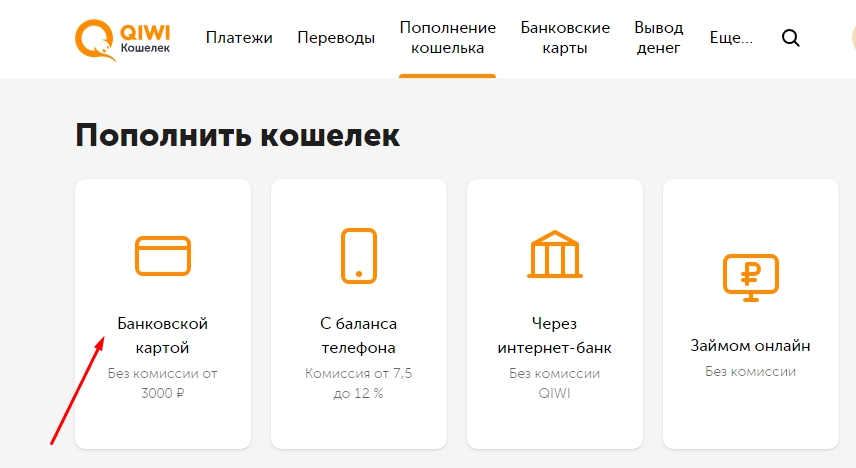 Банковской картой